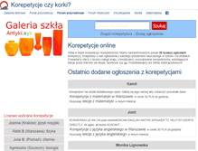 Tablet Screenshot of korepetycje.biolog.pl